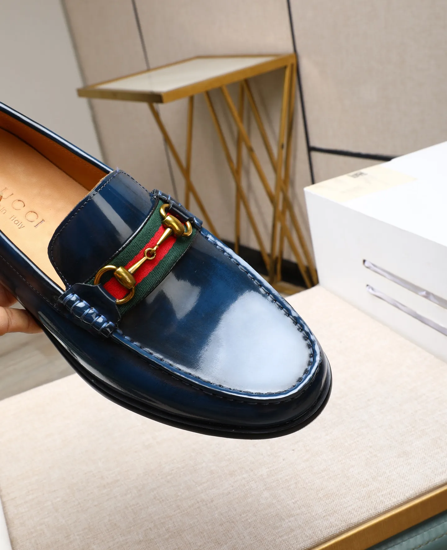 Men's shoes 💰500📛📛Original (water-dyed cow lining) GUCCI official website formal shoes🌀 Italian🇮🇹imported cowhide➕Top imported water-dyed cowhide lining💋Finely handmade Original bottom, the real thing looks better when photographed in person Standard size 38-44 (45 46 custom-made)